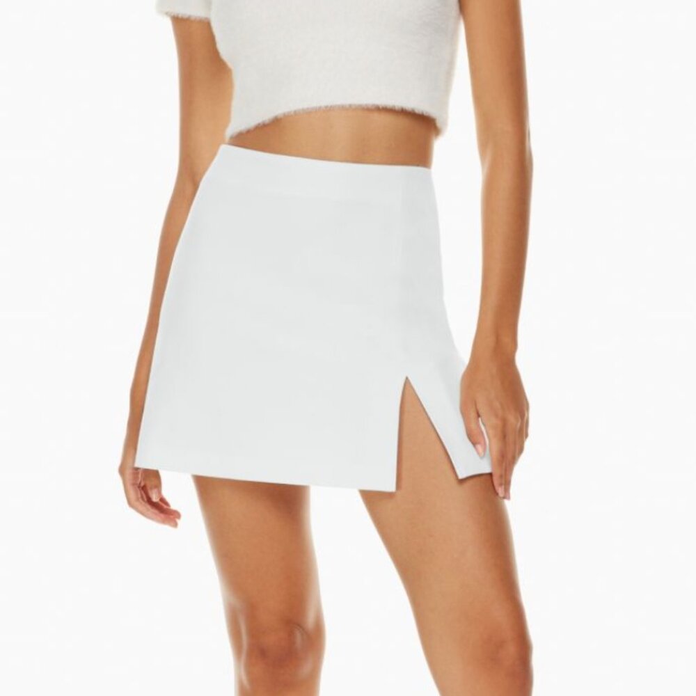 Off- White “Leather” Skirt
